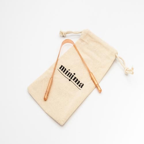 Raspador lingual de cobre