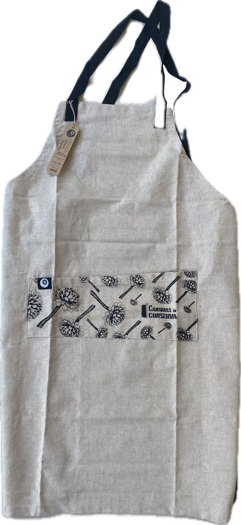 Delantal de cocina de algodón Bubangoo