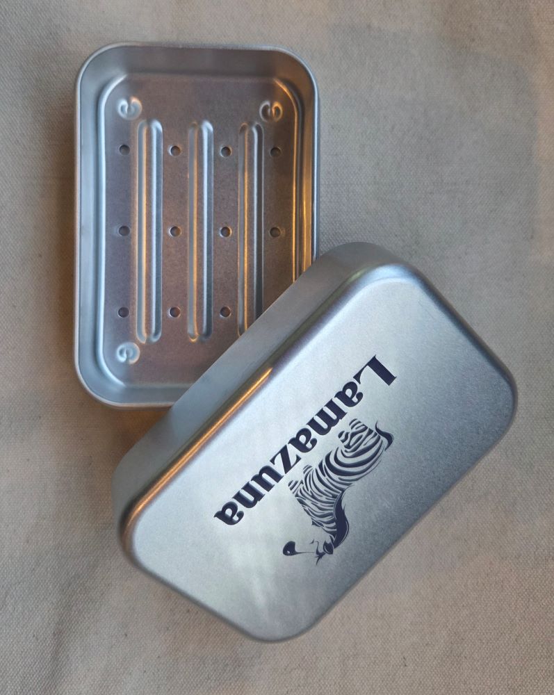 Lata jabonera cuadrada aluminio Lamazuna